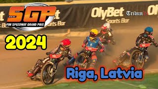 2024 Riga Latvia FIM Speedway Grand Prix World Championship [upl. by Gothart943]