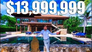 TOUR A MANSION DE 139 MILLONES DE DOLARES EN MIAMI CON SU PROPIO SPA [upl. by Benildis941]