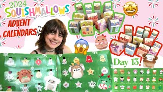 24DAY🤩Micromallow Advent🎄Calendar Opening  CUSTOM😱Squishmallows Advent amp MORE • ❤️DAY 13💚 [upl. by Kcerb]