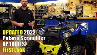 Updated 2022 Polaris Scrambler XP 1000 S First Look Review [upl. by Atsocal]