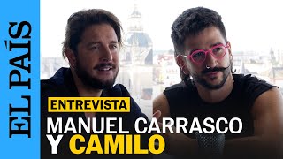 CAMILO y MANUEL CARRASCO hablan sobre su primer amor y sobre SEVILLA antes de los LATIN GRAMMY [upl. by Umeko873]