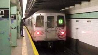 R46 G Train Leaving 71st AveForest Hills [upl. by Etterrag]