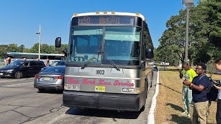 On Board 2002 MCI D4500 Commuter Coach 1803 Ex New York Bus Service 1803MTABC 74262926 [upl. by Laeria]