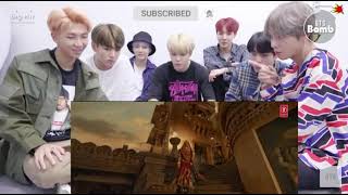 Bts reaction to ghoomar ghoomar ARMYMADE [upl. by Noraa]