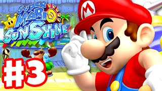 Super Mario Sunshine  Gameplay Walkthrough Part 3  Gelato Beach 100 Super Mario 3D All Stars [upl. by Angelica]