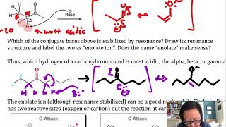 Enolates Part 1a [upl. by Horlacher]