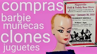 compras en show de Barbies y muñecas antiguas haul [upl. by Yddet412]