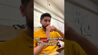 tumhe bhi log bas dear likh ke chale jaate hain 😰 shorts viral tranding funny office reels [upl. by Einhapets703]