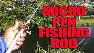 Best MICRO PEN ROD Fishing Challenge [upl. by Kavita733]