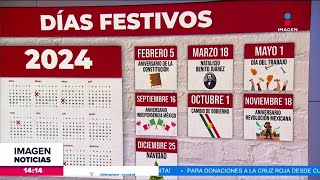 Estos son los días festivos del 2024  Noticias con Crystal Mendivil [upl. by Assilav999]