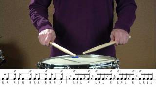 Vic Firth Rudiment Lessons Pataflafla [upl. by Einttirb554]