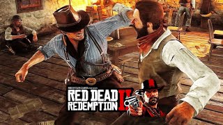 Bataille dans le bar  Red Dead Redemption 2 [upl. by Chema]