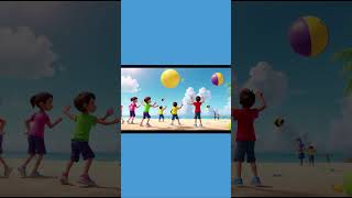 Beach Song for Kids kidslearning happykidshub kidssong kidsentertainment [upl. by Yorgen]