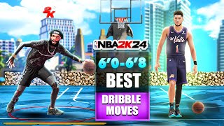 Season 5  BEST DRIBBLE Moves for SMALL amp TALL GUARDS😈 in NBA 2K24  DBOOK DRIBBLE STYLE🤯 [upl. by Guria779]