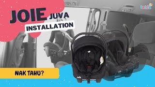 How To Install Joie Juva In A Car amp Stroller [upl. by Airtemad]