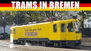 🇩🇪 Trams around Bremen Germany  BREMEN TRAMS  Bremen Straßenbahn 4K [upl. by Iyre]