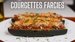 COURGETTES FARCIES ET GRATINÉES AU PARMESAN  LA RECETTE DE LÉTÉ [upl. by Odlauso135]