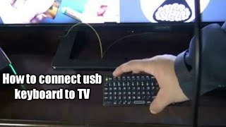 How to connect wireless keyboard to TV [upl. by Ainegul]