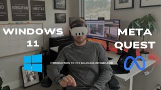 First Look at Windows 11 on Meta Quest OS V72 [upl. by Westhead]