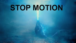 Godzilla Rebirth Scene  Stop Motion [upl. by Madson]