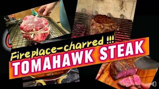 Fireplace Grilling  Ep 4  TOMAHAWK STEAK [upl. by Cutter]