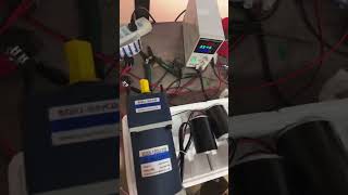 5D20024GU22S 200W DC gear reduction motor in testing motor electricdevice electricmotor [upl. by Ethban701]