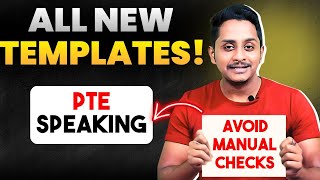 PTE Speaking All New Templates Avoid Manual Checks [upl. by Airres]