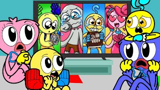 Huggy Wuggy React to Huggy Wuggy Animations  Poppy Playtime Chapter 2 [upl. by Utica]