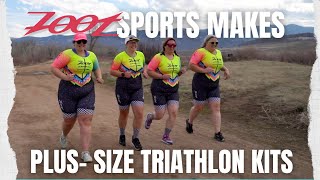 ZOOT CREATED PLUSSIZED TRIATHLON SUITS [upl. by Rayford]