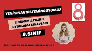 8 Sınıf İngilizce 2 Dönem 1 Yazılı Yeni Sınav Sistemi [upl. by Ashlin]