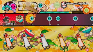 quotJirikihongan Revolutionquot Hard FC Taiko Rhythm Festival HD Gameplay Switch [upl. by Acinej]