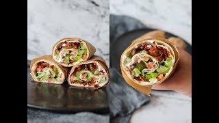 Nemme BLT Inspireret Wraps  Nem Frokost  One Kitchen DK [upl. by Maroney]