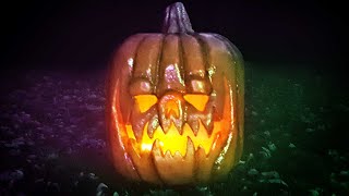 Carving a Pumpkin Out of a Foam Cooler [upl. by Enoek]