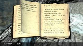 Lets Read Physicalities of Werewolves Lets Read The Books of Skyrim Book 135 [upl. by Benjamin472]