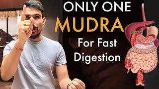 Now Food Will Digest Faster  Only One Mudra For Fast Digestion  Yoga For Digestion [upl. by Jutta]