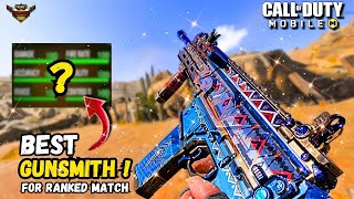 PEACEKEEPER MK2 Best Gunsmith  Ranked Match  What is The Best Gun in Call Of Duty Mobile  codm [upl. by Ahsilrae]