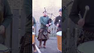 Wild men Scottish street music Clanadonia Keepin it tribal in Perth City Centre Scotland shorts [upl. by Hecht]