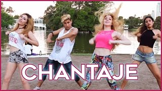 CHANTAJE  Shakira ft Maluma  Coreografia con Lyna  A bailar con Maga [upl. by Hpejsoj]