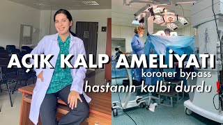 AMELİYATHANE VLOG  kalp damar cerrahisi  KORONER BYPASS AMELİYATI 🫀 [upl. by Ynatsed917]