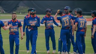 Oman Vs Nepal t20i highlights [upl. by Oicangi]