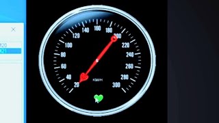 Analog Speedometer Swiftdesign [upl. by Neelsaj]