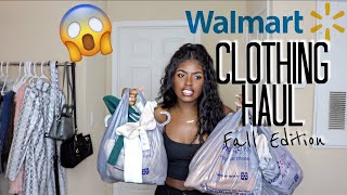 WALMART TRY ON CLOTHING HAUL  FALL EDITION 2018  iDESIGN8 [upl. by Acinod]