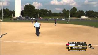 Farmington Knights Softball vs Central Rebels 9315 [upl. by Nosae]