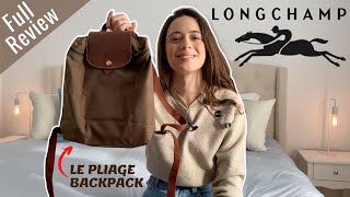 Longchamp Le Pliage Backpack Review  LOriginal  WFIMB  Wear and Tear  Best Travel Bag [upl. by Euqcaj]