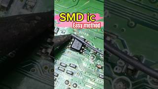 SMD  Ic replace easy shortsfeed shortvideo daily  techrepair electronic technology shorts [upl. by Orrocos187]