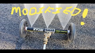 Ryobi undercarriage pressure washer modification [upl. by Dott867]