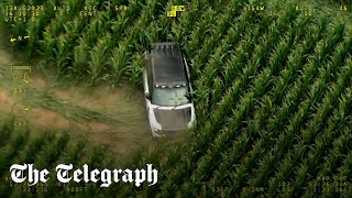 Police chase in Norfolk crop field ends in fatal crash [upl. by Kauffmann]