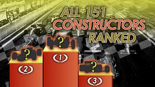 EVERY Formula 1 Constructor ranked by points average [upl. by Drona]