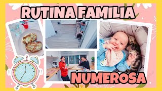 RUTINA FAMILIA NUMEROSA ❤️RUTINA 24H [upl. by Kizzee960]