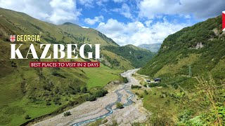 Adventures in Kazbegi Georgia  2 Days of Hiking Sightseeing and More [upl. by Ardnoed826]